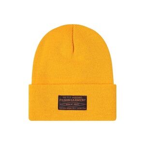 FILSON BALLARD WATCH CAP - Men’s Mustard Yellow Knit Cuffed Beanie 100% Acrylic